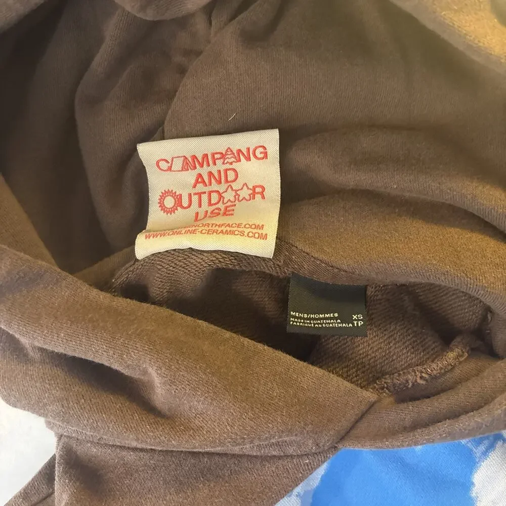 The North Face X Online Ceramics Hoodie - Earth Brown - Size XS